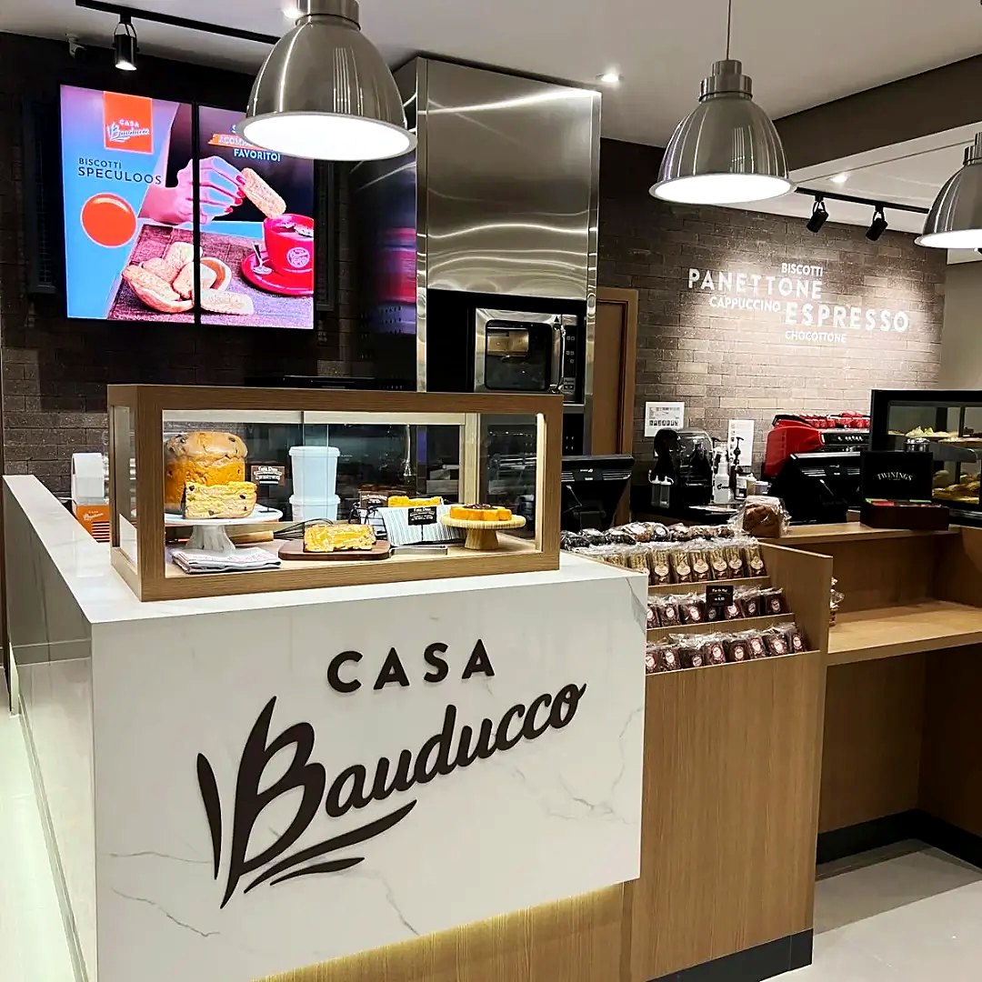 Quiosque de loja sob medida para a Casa Bauducco
